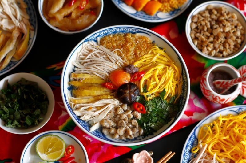 bún thang - plato de hanoi