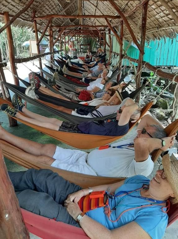 cafeterías con hamacas en el sur de vietnam
