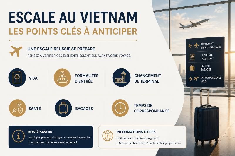 escale au vietnam - les bones choses à savoir