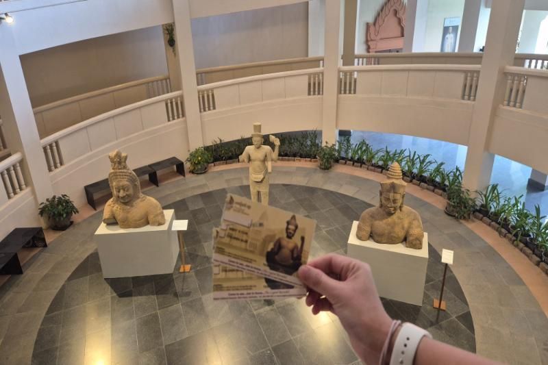 museo de siem reap — museo nacional de angkor