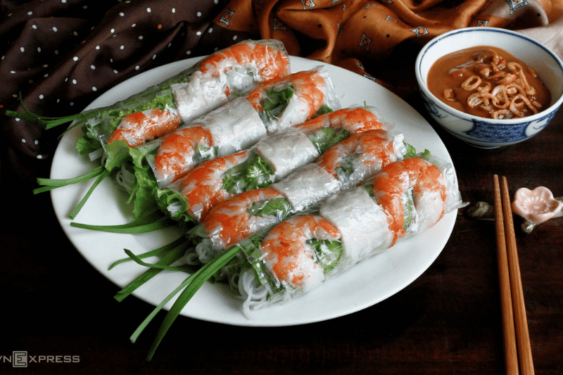 rollitos vietnamitas (goi cuon)