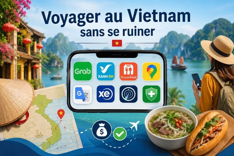 apps pour voyager au vietnam pas cher