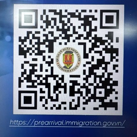 pre-arrival information vietnam - qr code