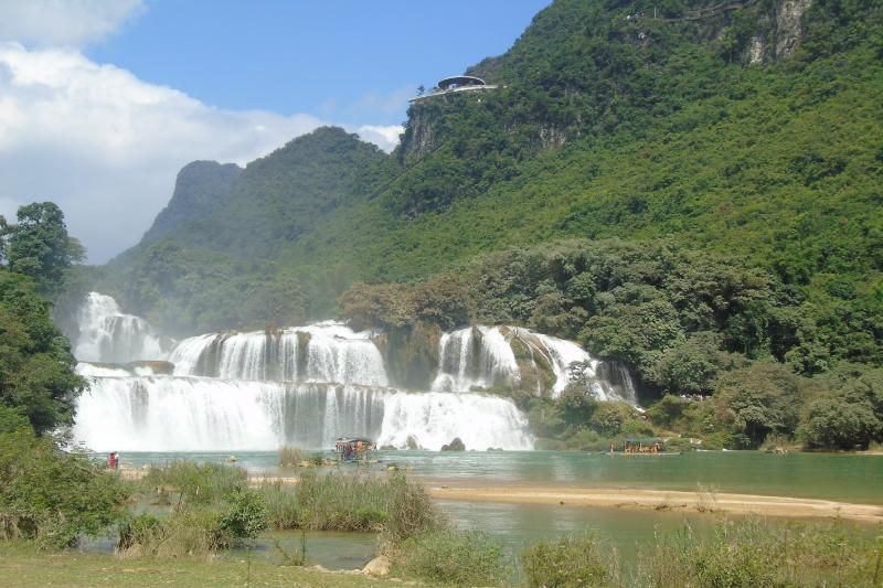 cascade ban gioc à cao bang - randonnee vietnam du nord