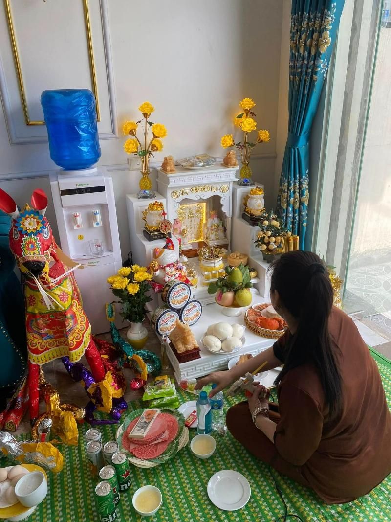 au vietnam, le bánh bao peut parfois être présent sur les plateaux d’offrandes déposés devant l’autel des ancêtres (3)