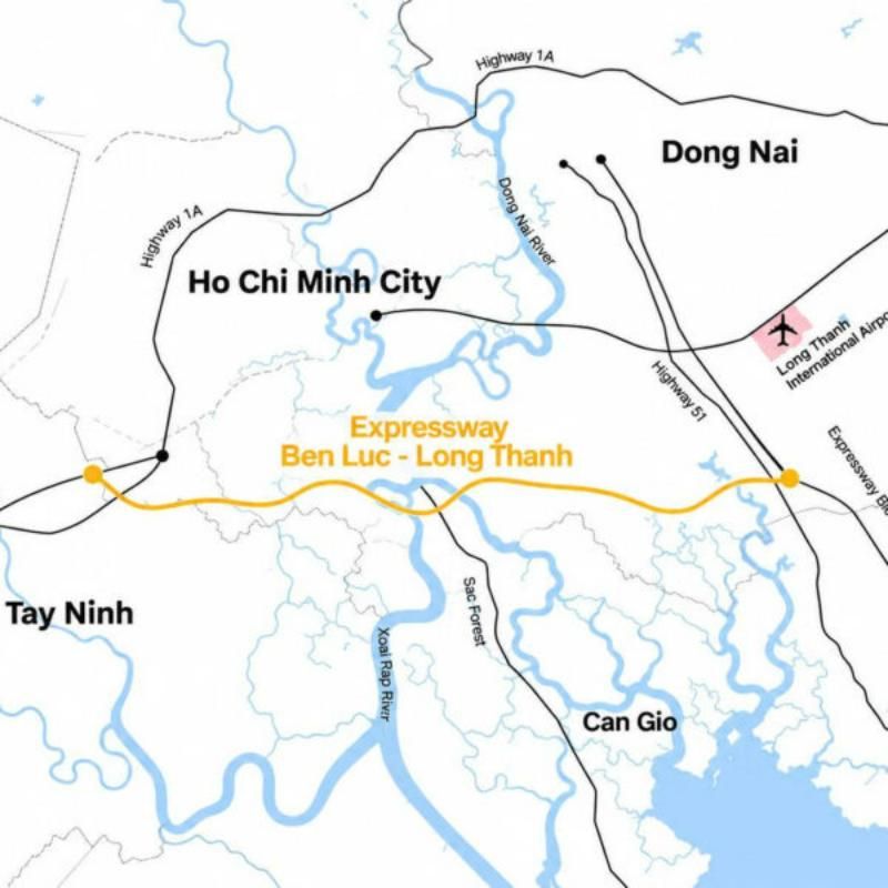 Mise en service officielle de l’autoroute Bến Lức – Long Thành, qui raccourcit le trajet vers le nouvel aéroport Ho Chi Minh