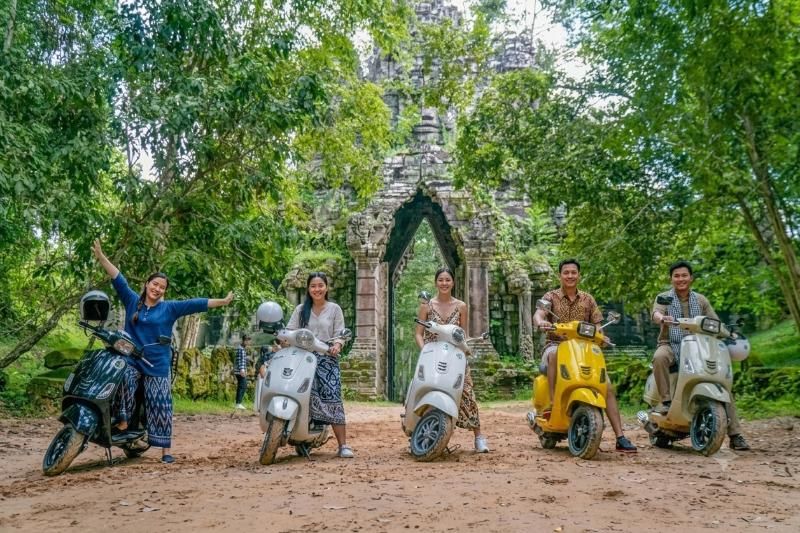 vespa tour à Angkor 